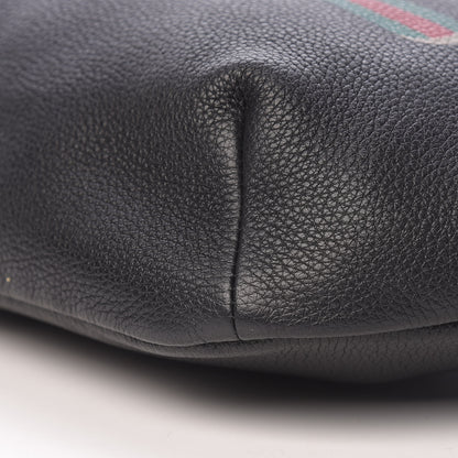 Gucci Grained Calfskin Logo Belt Bag Black 10 of 12