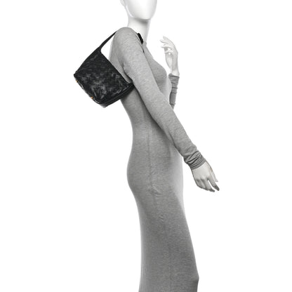 Bottega Veneta Calfskin Nappa Intrecciato Candy Wallace Black 2 of 10