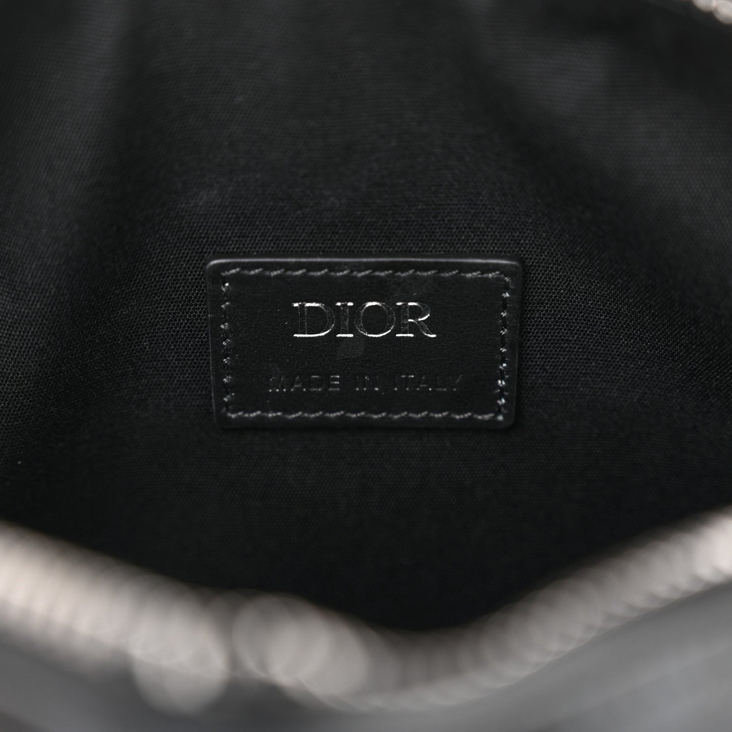 Coated Canvas CD Diamond Lingot 22 Bag Black