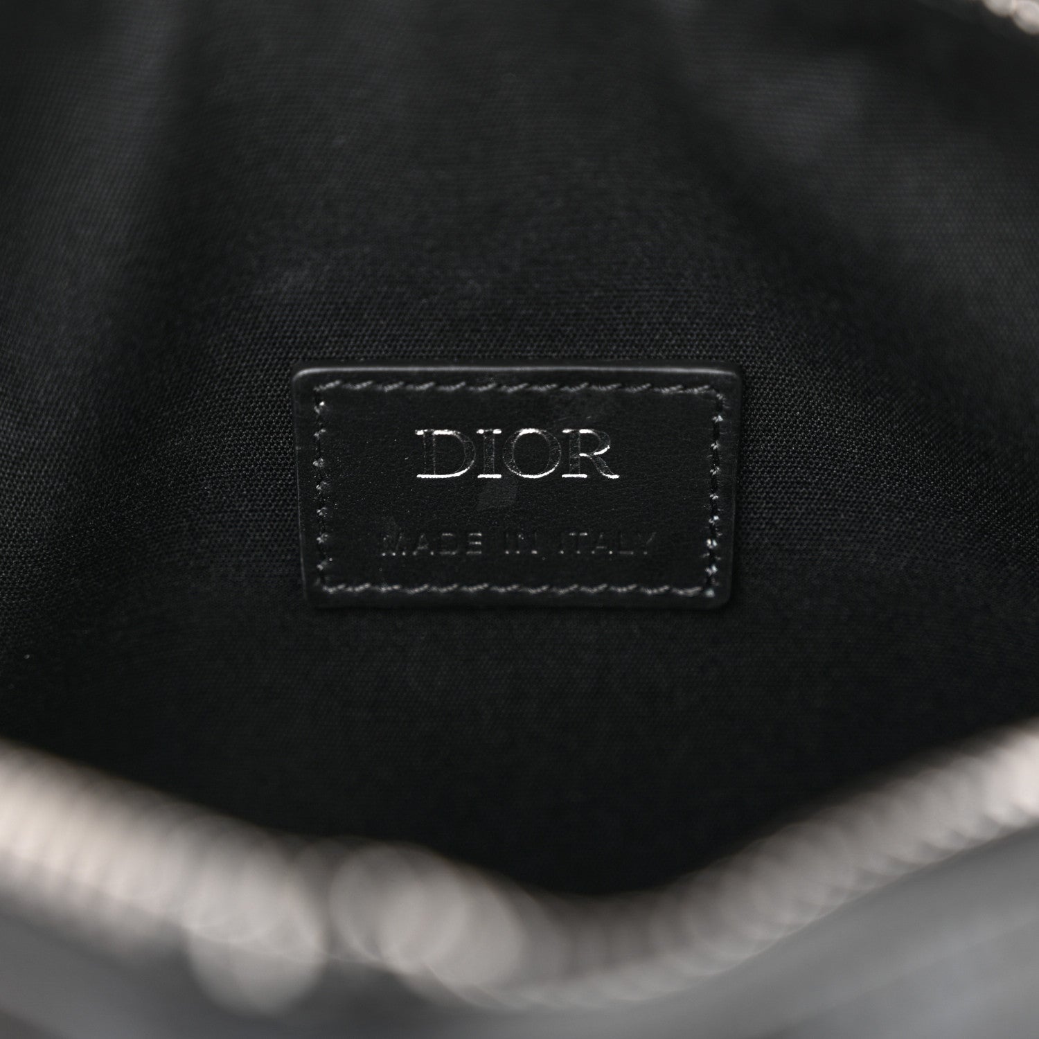 Christian Dior Coated Canvas CD Diamond Lingot 22 Bag Black 6 of 11