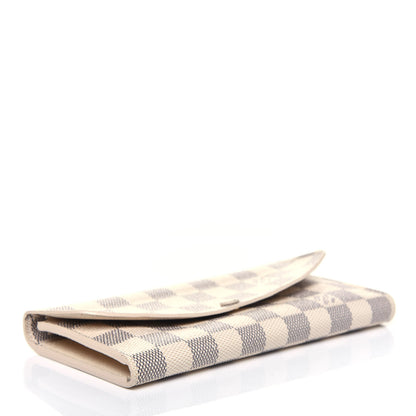 Louis Vuitton Damier Azur Emilie Wallet 4 of 20