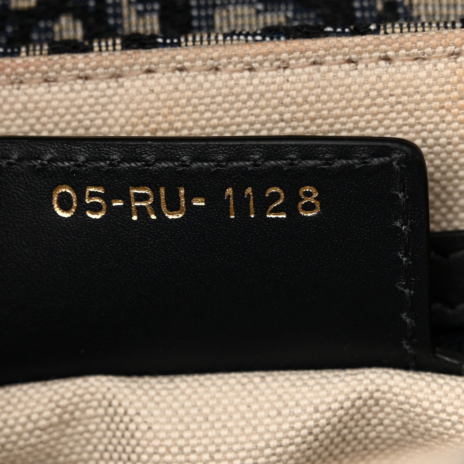 Christian Dior Oblique Saddle Bag Blue 7 of 12