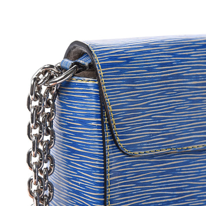 Louis Vuitton Epi Twist Shoulder Bag MM Denim Light 8 of 15