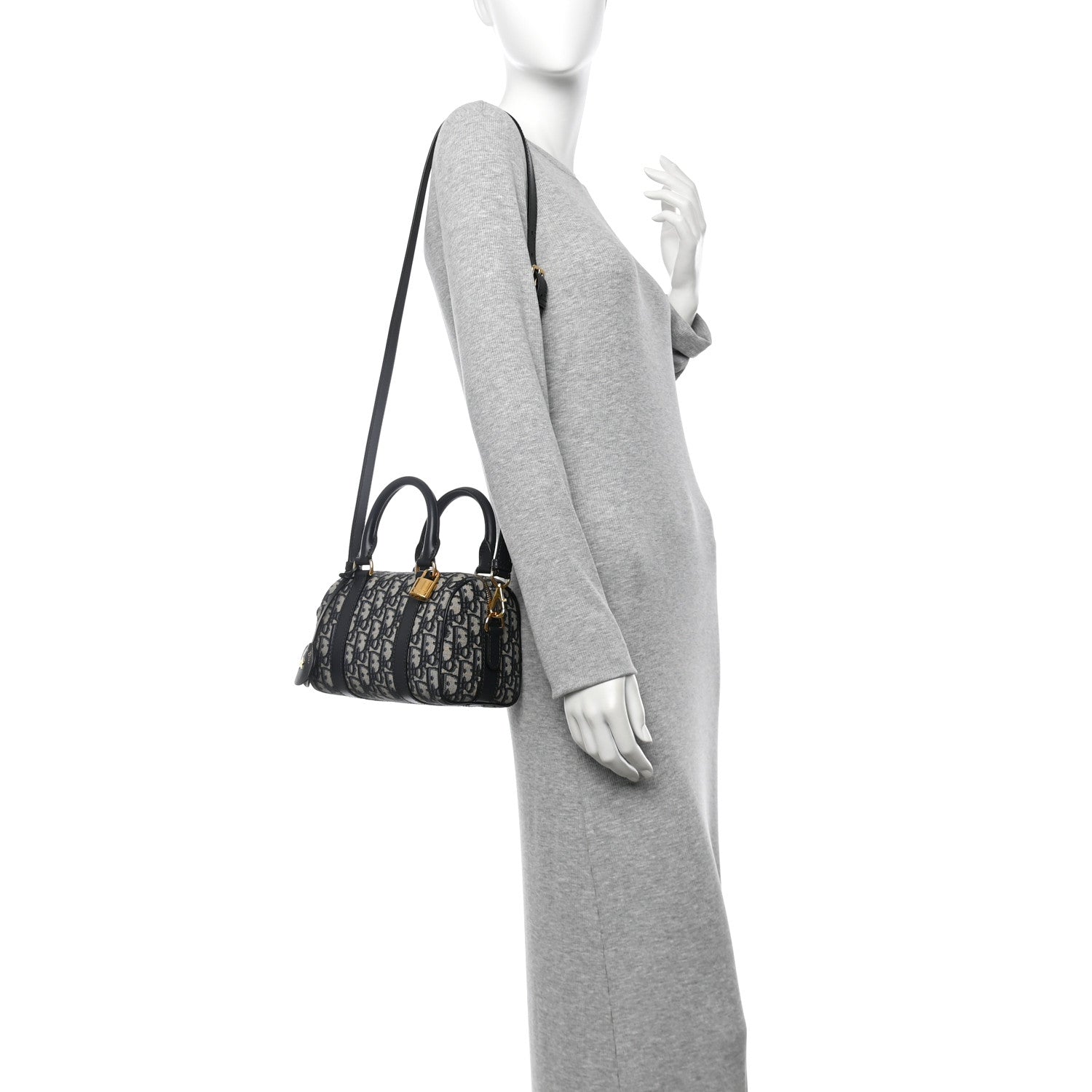Christian Dior Oblique Groove 20 Bag Blue 2 of 10