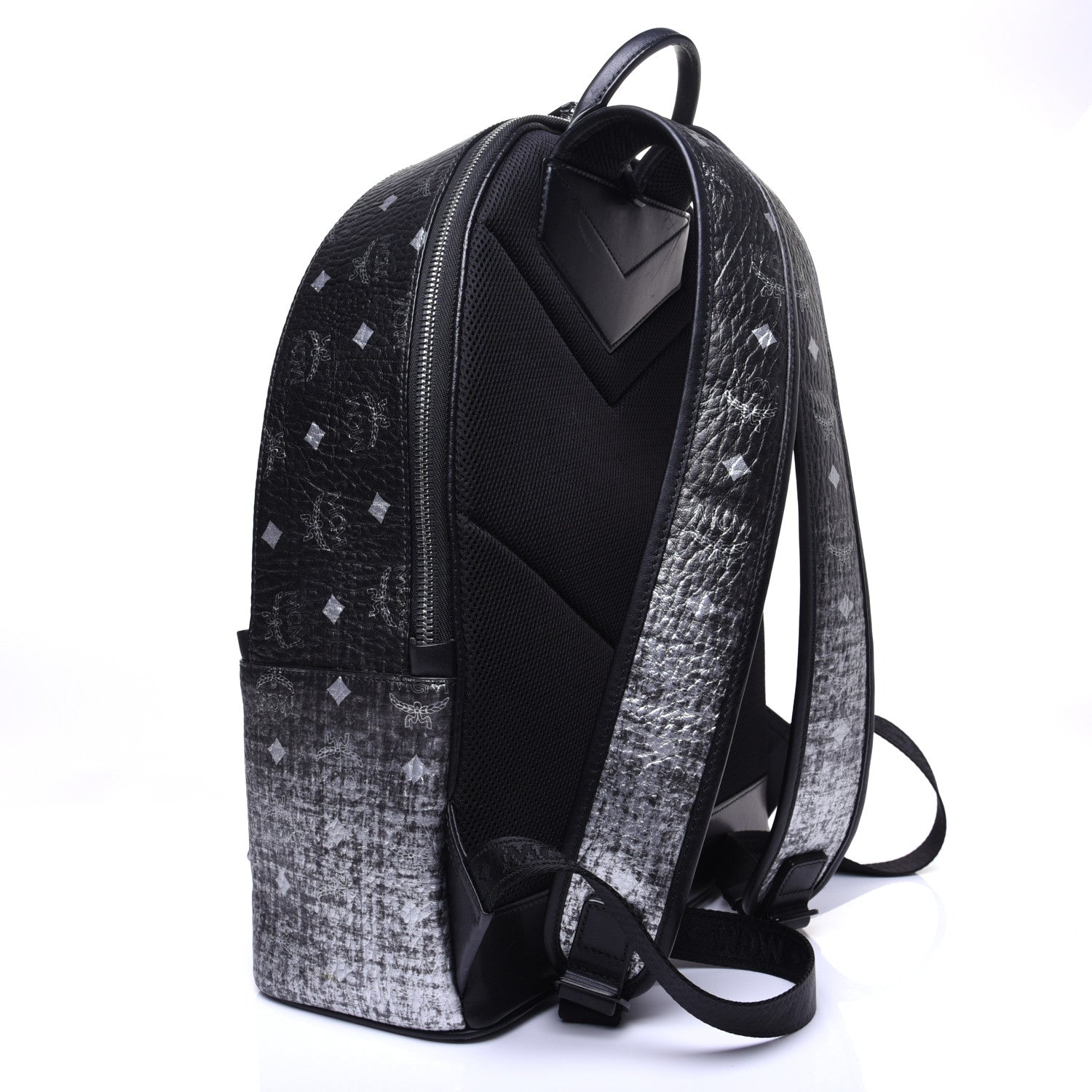MCM Gradation Visetos Large Stark Backpack Silver 2 of 11