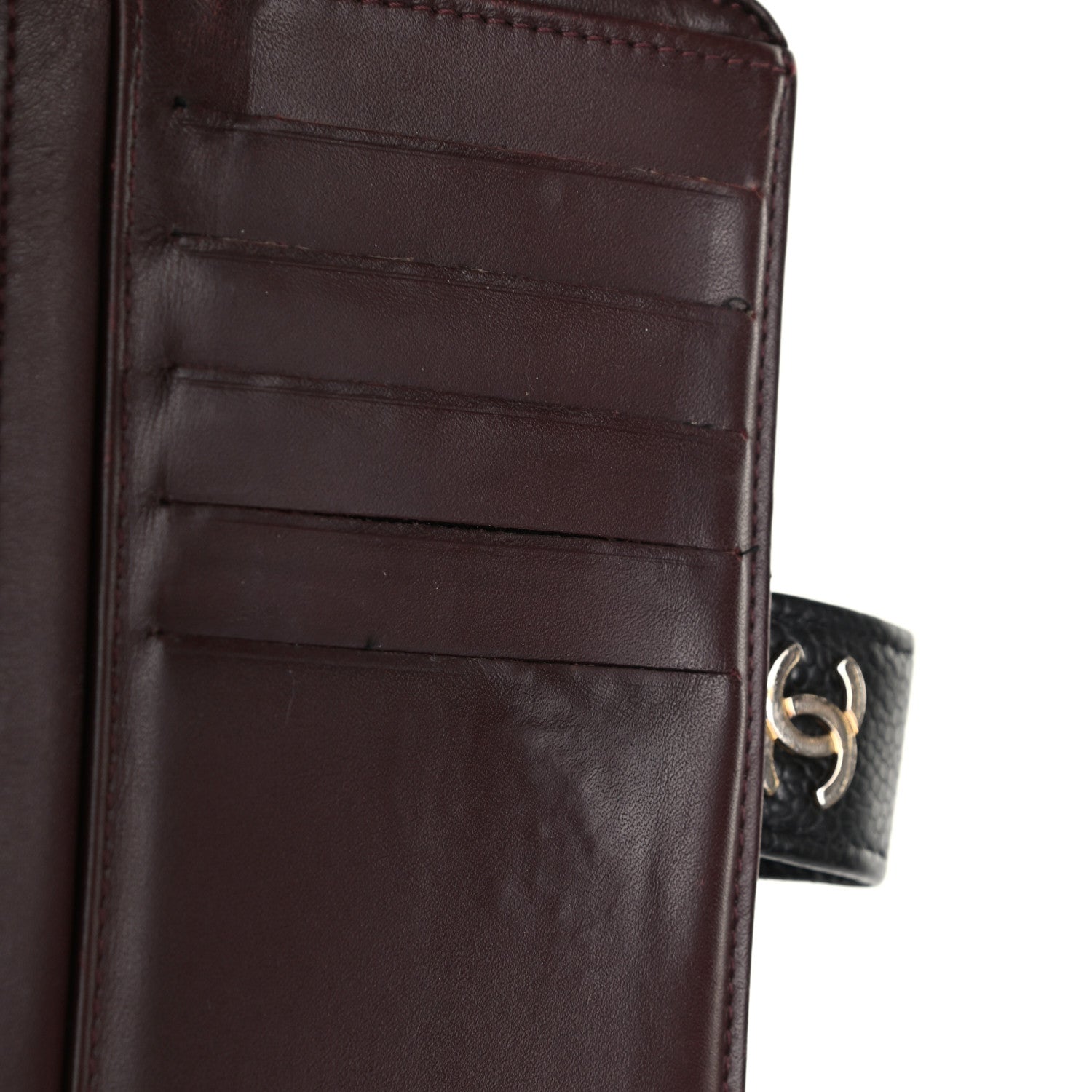 Chanel Caviar Quilted Zipped Pocket Wallet Black 9 of 13