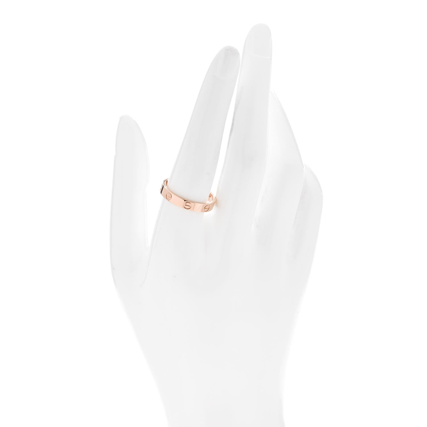 Cartier 18K Pink Gold 3.5mm LOVE Wedding Band Ring 60 9 2 of 5