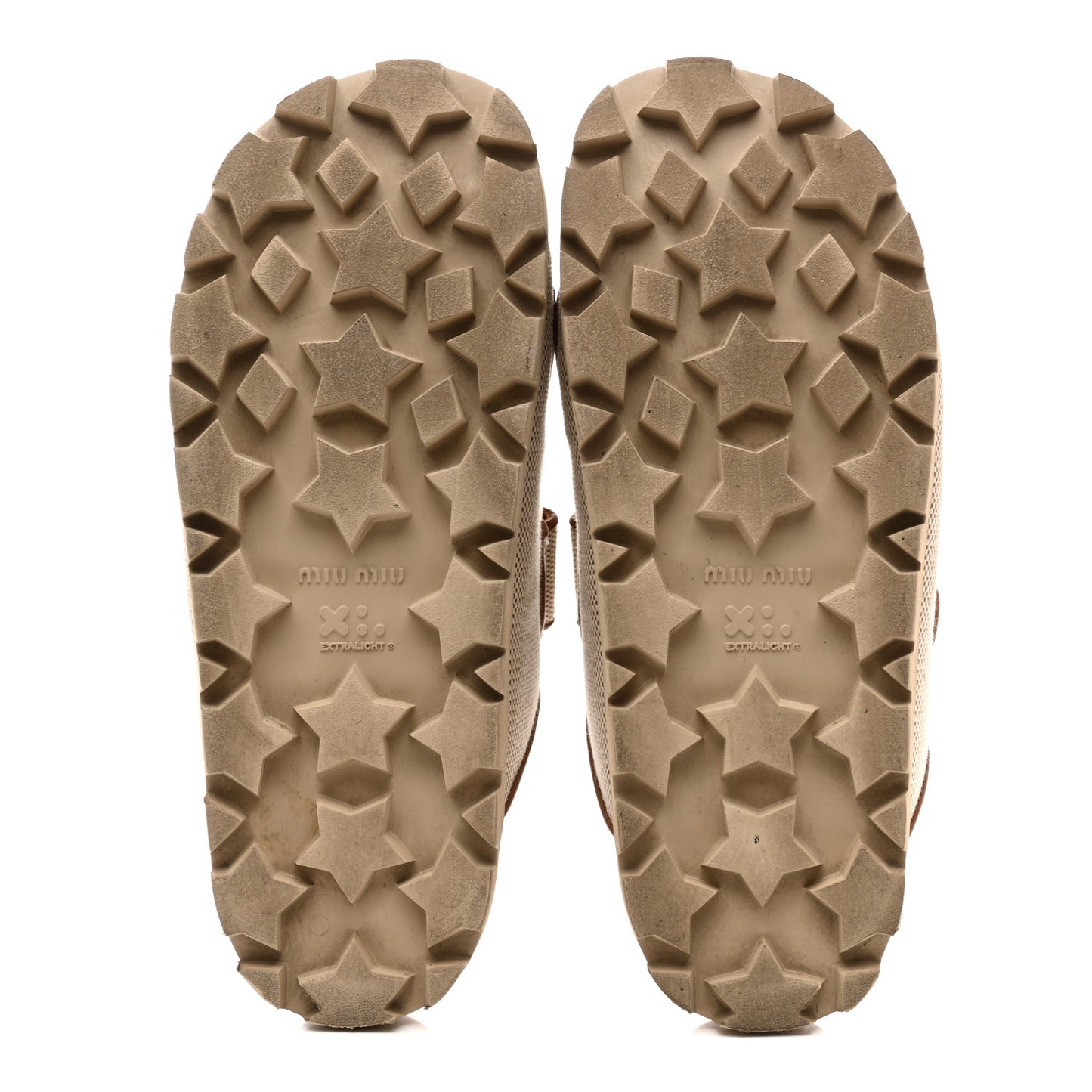 Canvas Logo Slide Sandals 38 Beige Brandy