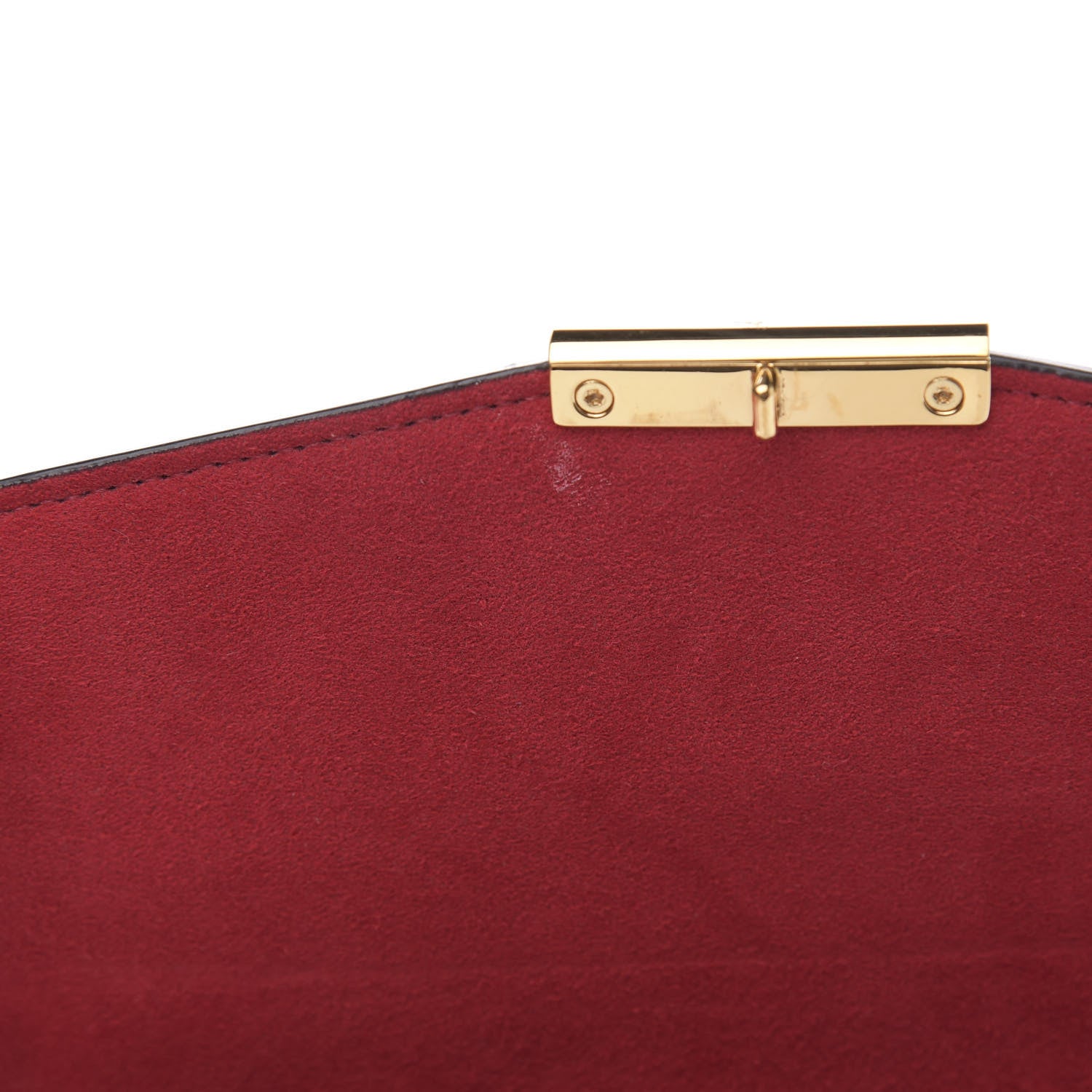 Louis Vuitton Damier Ebene Croisette Chain Wallet Scarlet 9 of 9