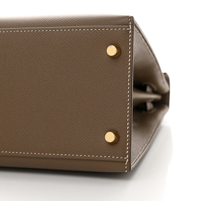 Hermes Epsom Kelly Sellier 28 Etoupe 10 of 11