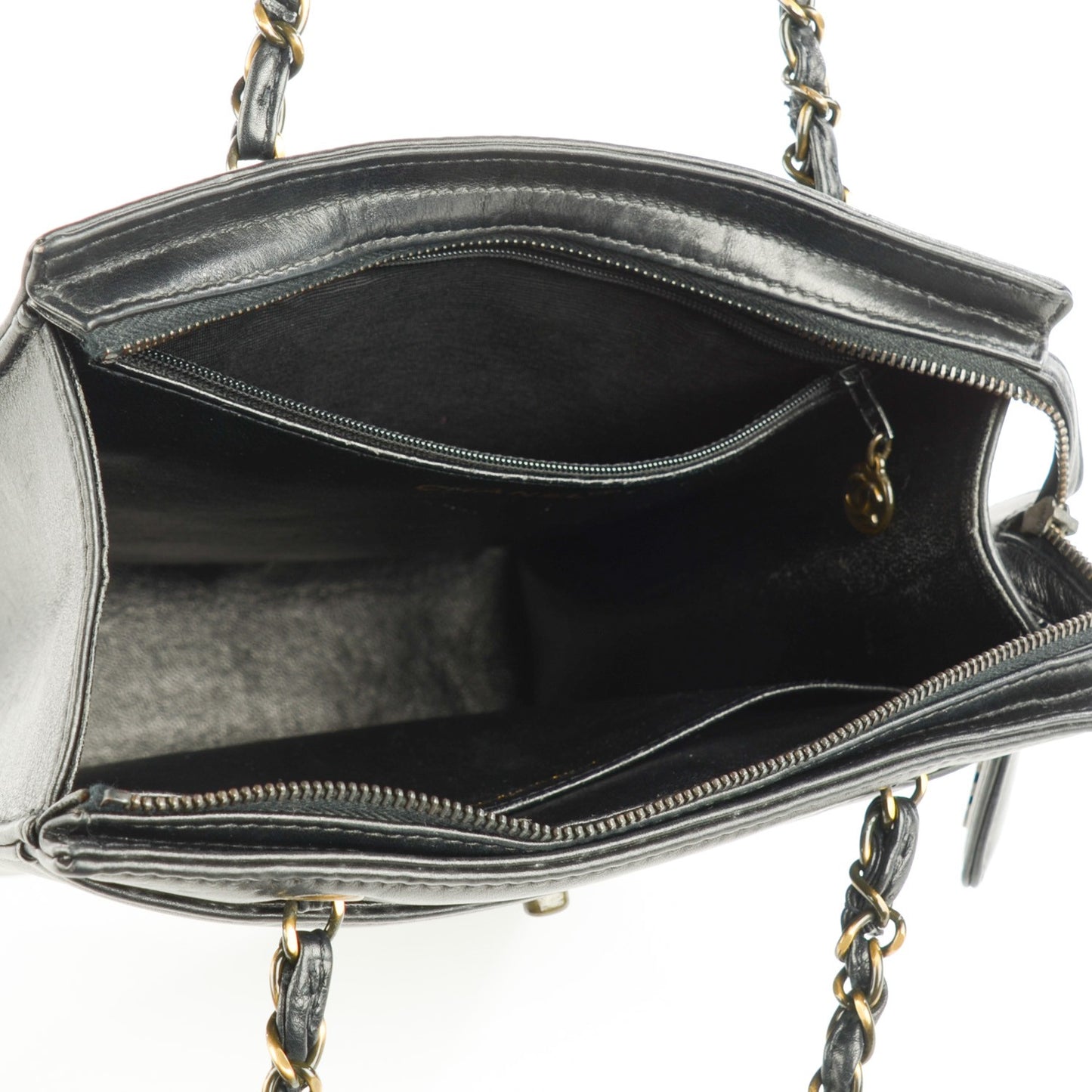 Lambskin Shoulder Bag Black