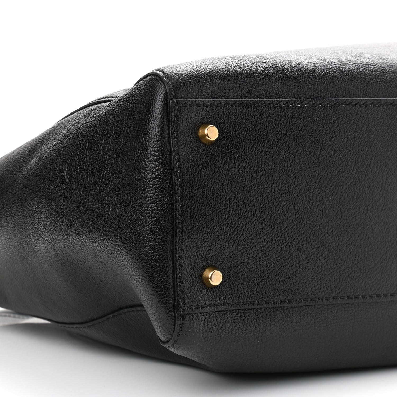Christian Dior Goatskin DIORANGELES Tote Black 9 of 11