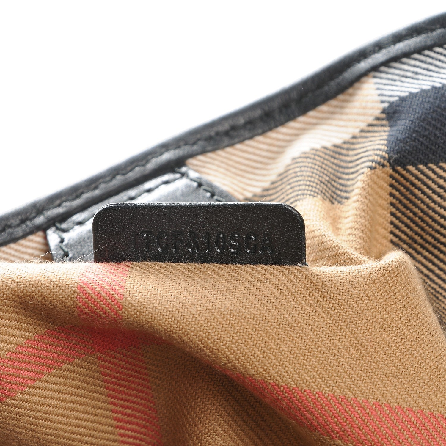 Burberry Lambskin Medium East West Tote Black 8 of 8