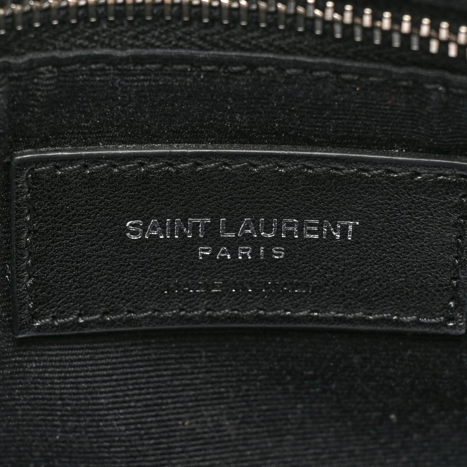 Saint Laurent Calfskin Y Quilted Monogram Medium Loulou Chain Satchel Black 7 of 13