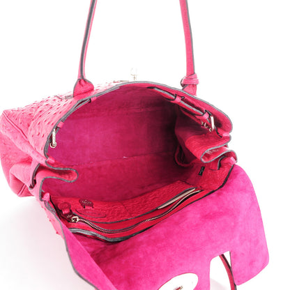 Mulberry Ostrich Bayswater Fuchsia 5 of 8