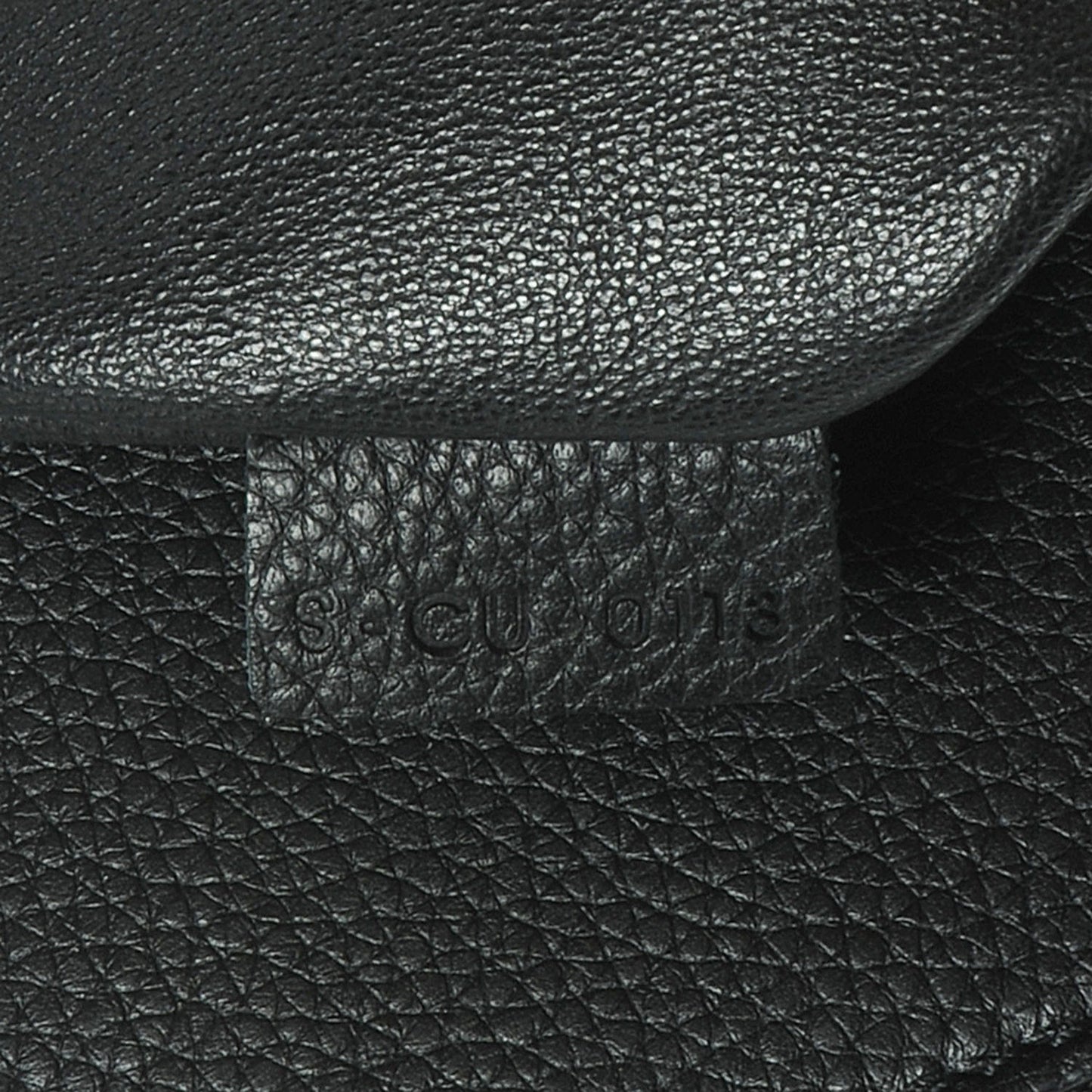 Drummed Calfskin Suede Double Zip Trapeze Black