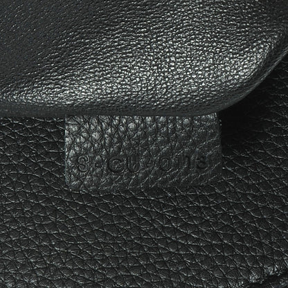 Celine Drummed Calfskin Suede Double Zip Trapeze Black 7 of 9