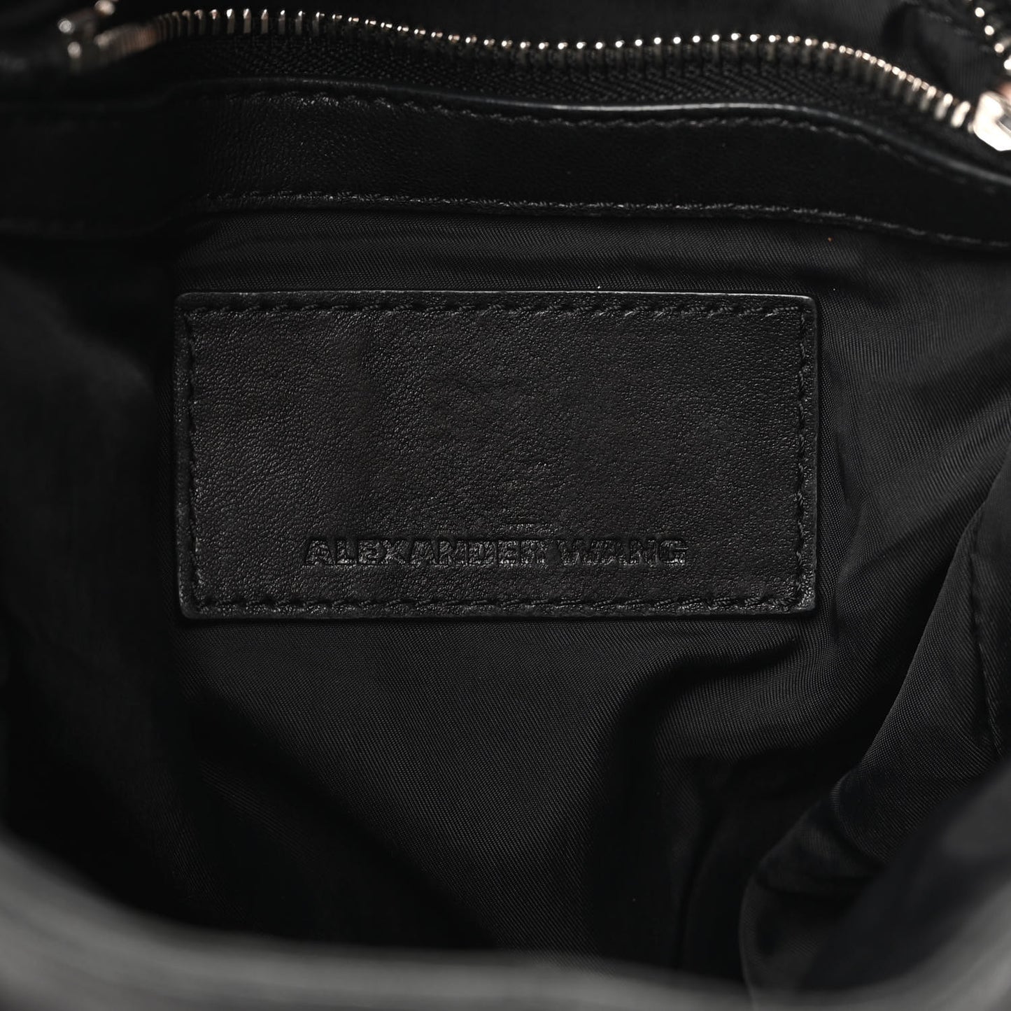 Lambskin Marti Backpack Bag Washed Black Rhodium Hardware