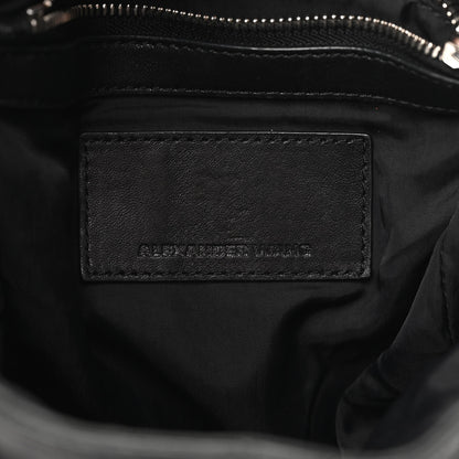 Alexander Wang Lambskin Marti Backpack Bag Washed Black Rhodium Hardware 6 of 8