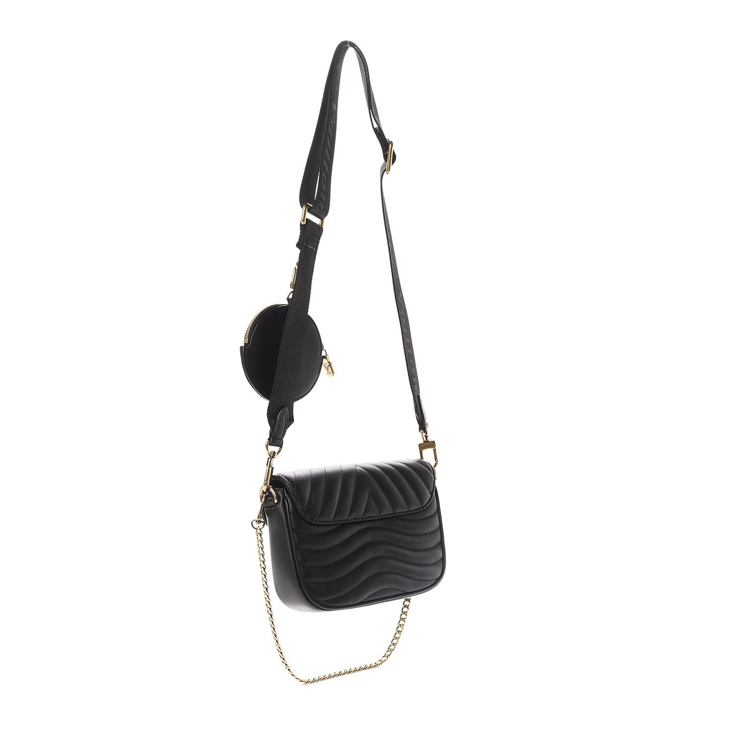 Calfskin New Wave Multi Pochette Black