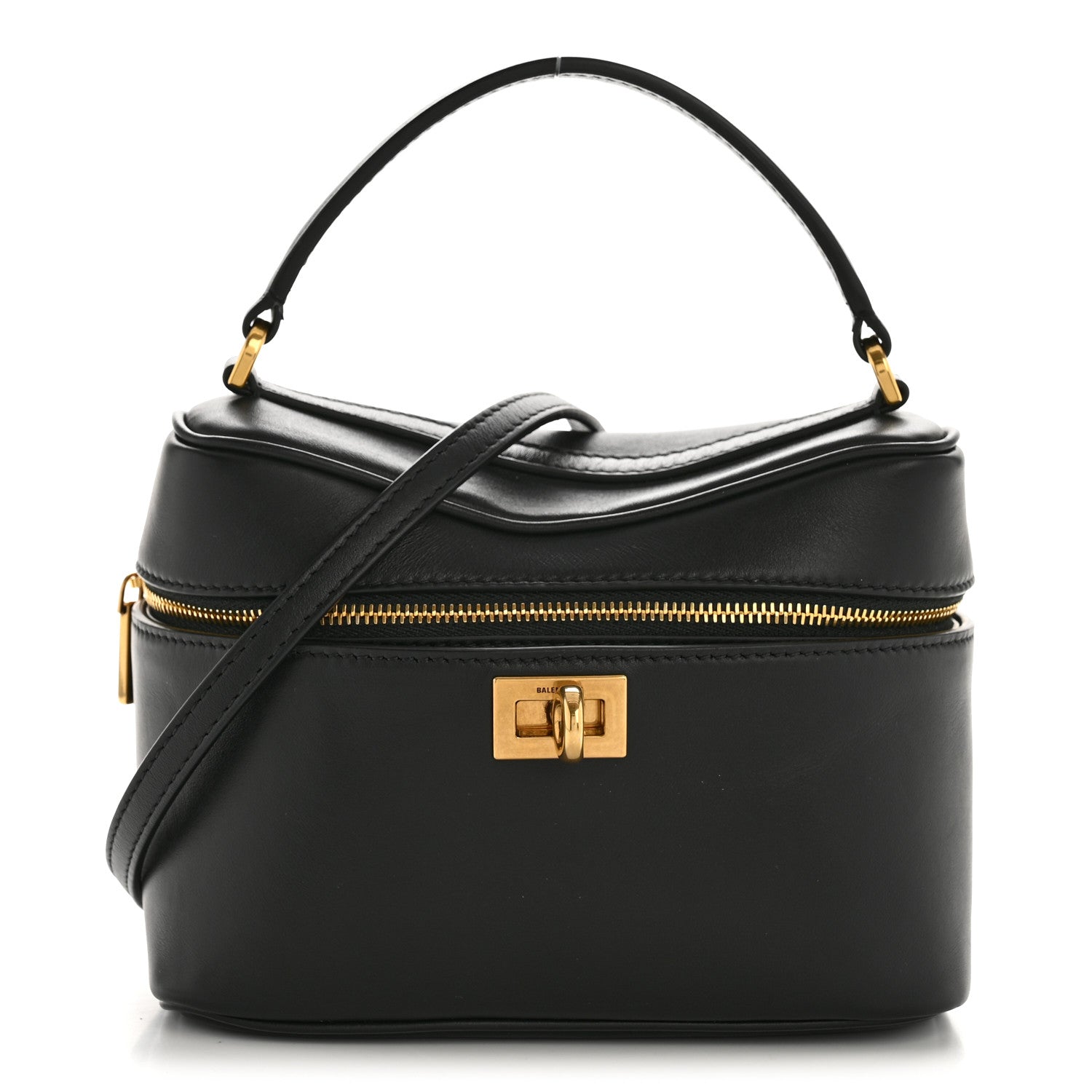Balenciaga Natural Smooth Calfskin Rodeo Vanity Black 1 of 12