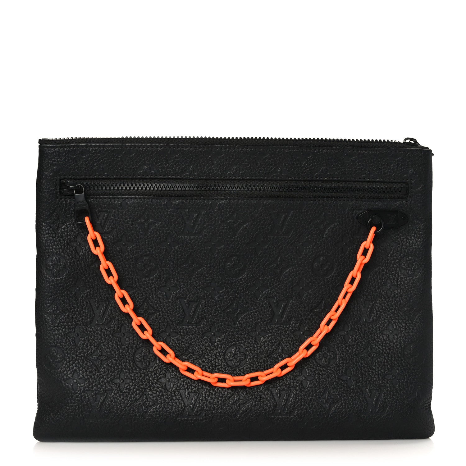 Louis Vuitton Taurillon Monogram Solar Ray A4 Pouch Black 1 of 6