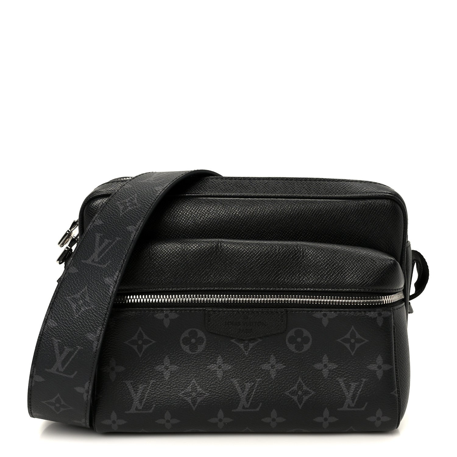 Louis Vuitton Taiga Monogram Eclipse Outdoor Messenger Black Black 1 of 10