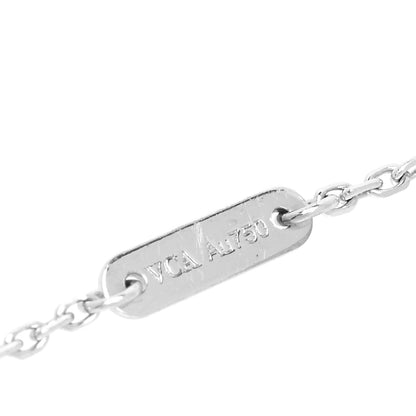 Van Cleef & Arpels 18K White Gold Diamond Mini Frivole Bracelet 4 of 6