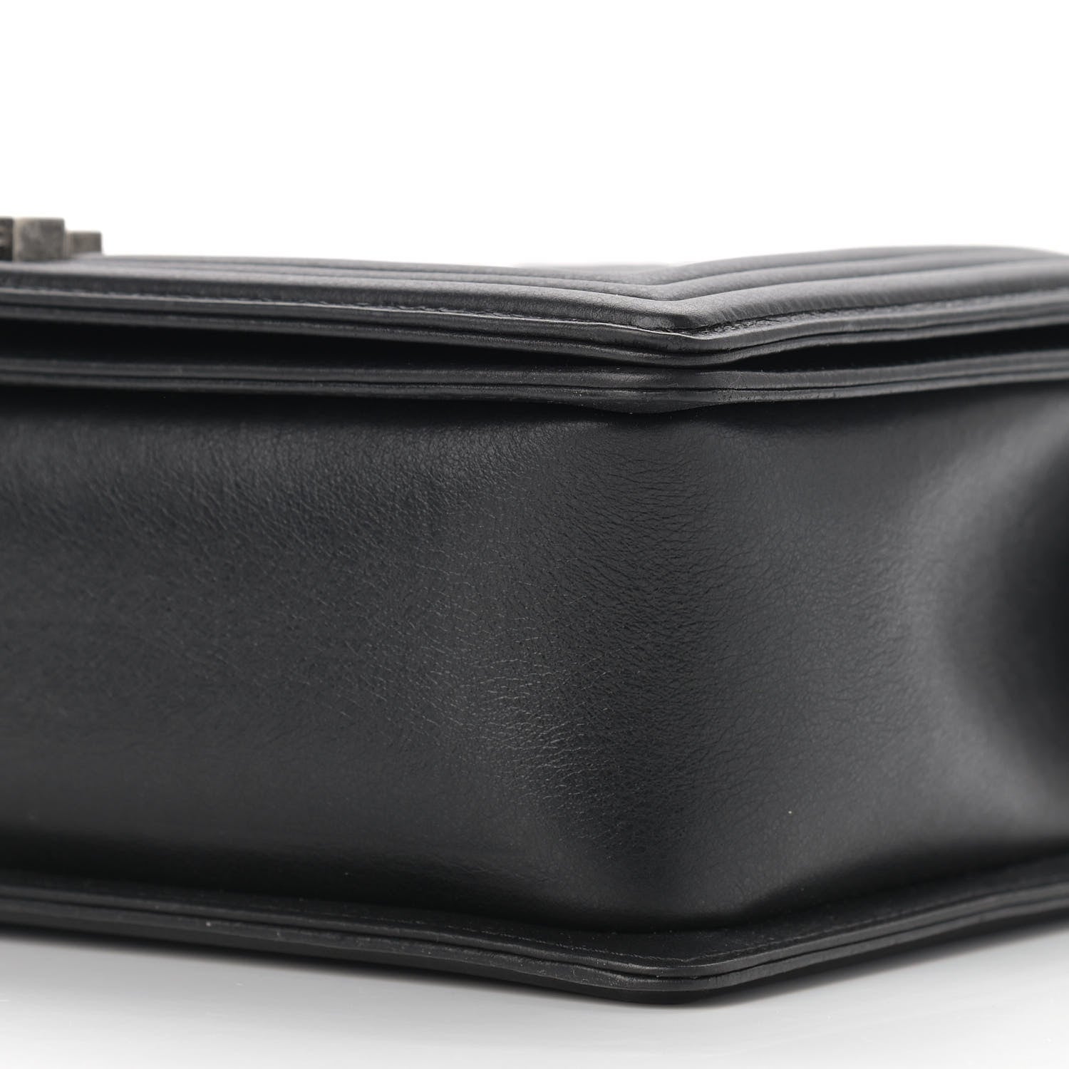 Chanel Calfskin Quilted New Medium Boy Flap Black 9 of 9