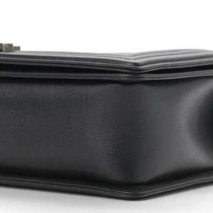 Chanel Calfskin Quilted New Medium Boy Flap Black 9 of 9