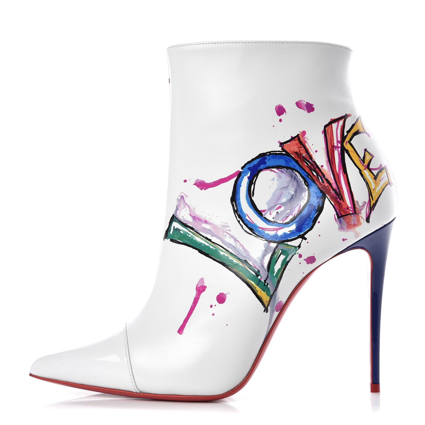 Calfskin In Love 100 Booties 40 White
