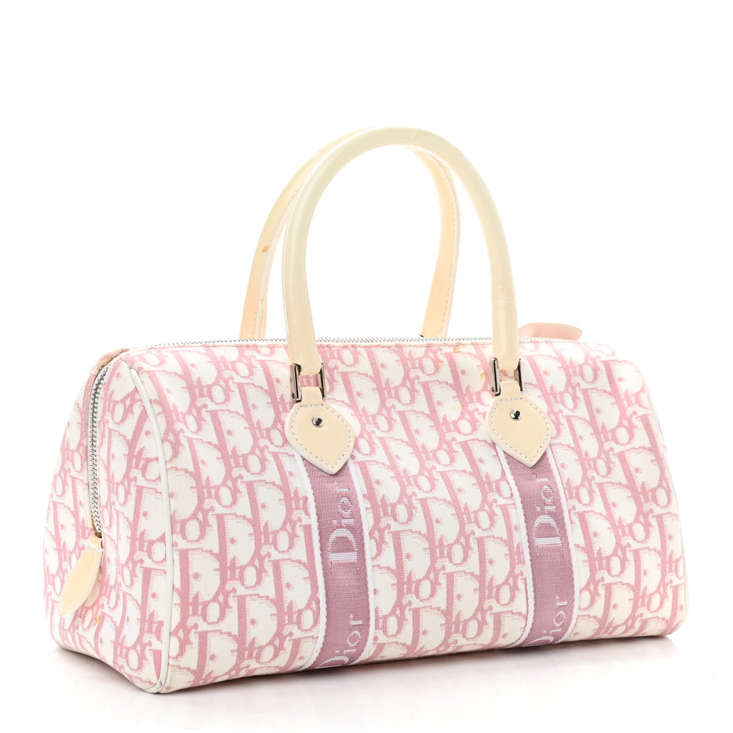 Monogram Girly Boston Pink