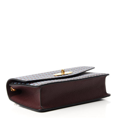 Mulberry Saffiano Multi Dots Small Darley Satchel Dark Moss 4 of 9