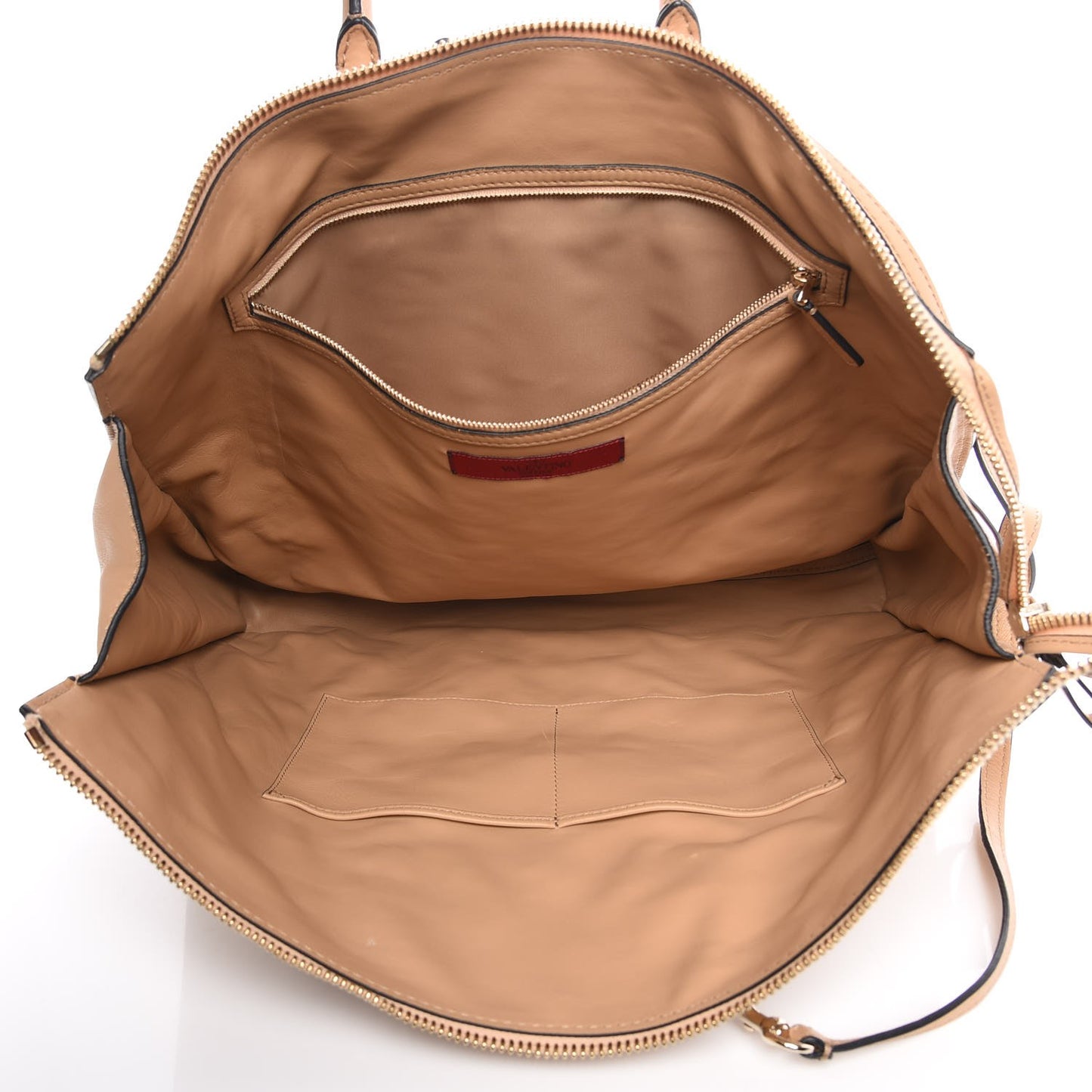 Nappa Intricate Soutache Tote Camel