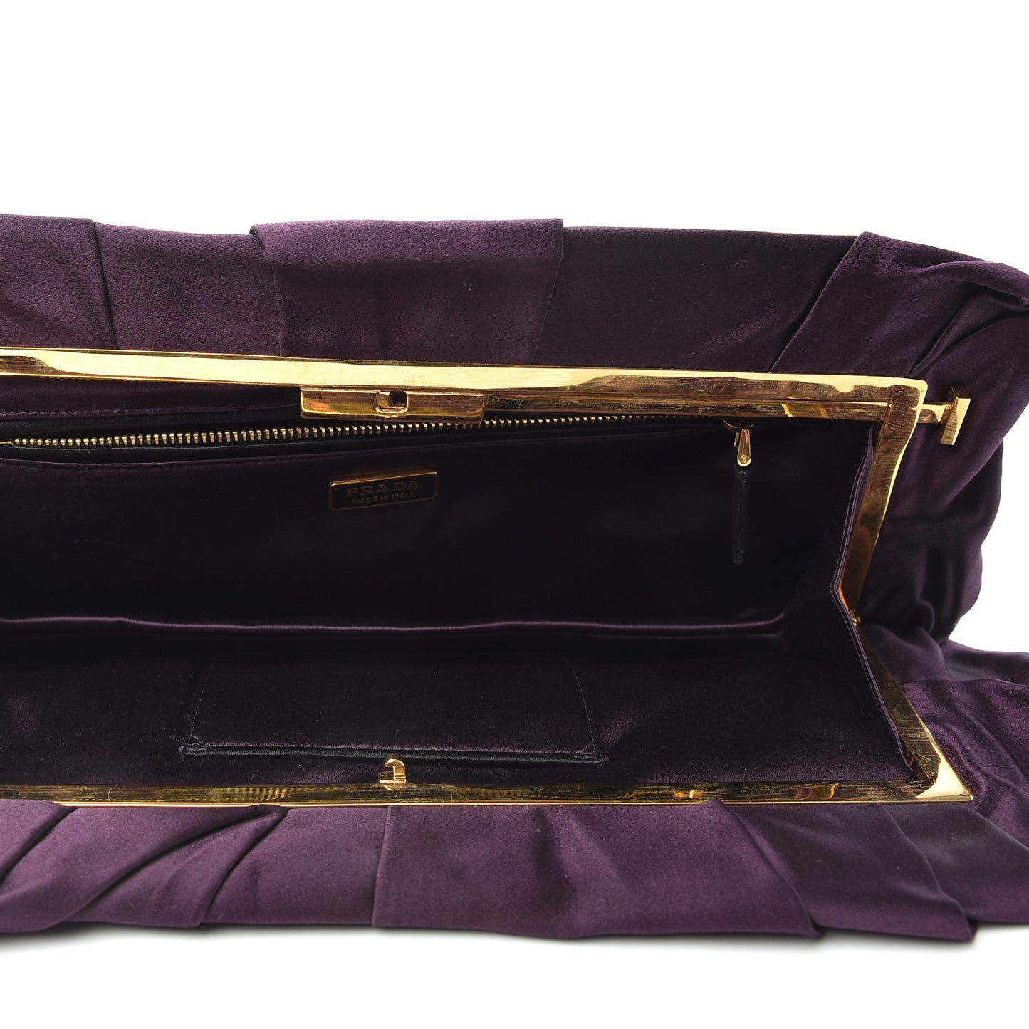 Satin Clutch Indaco