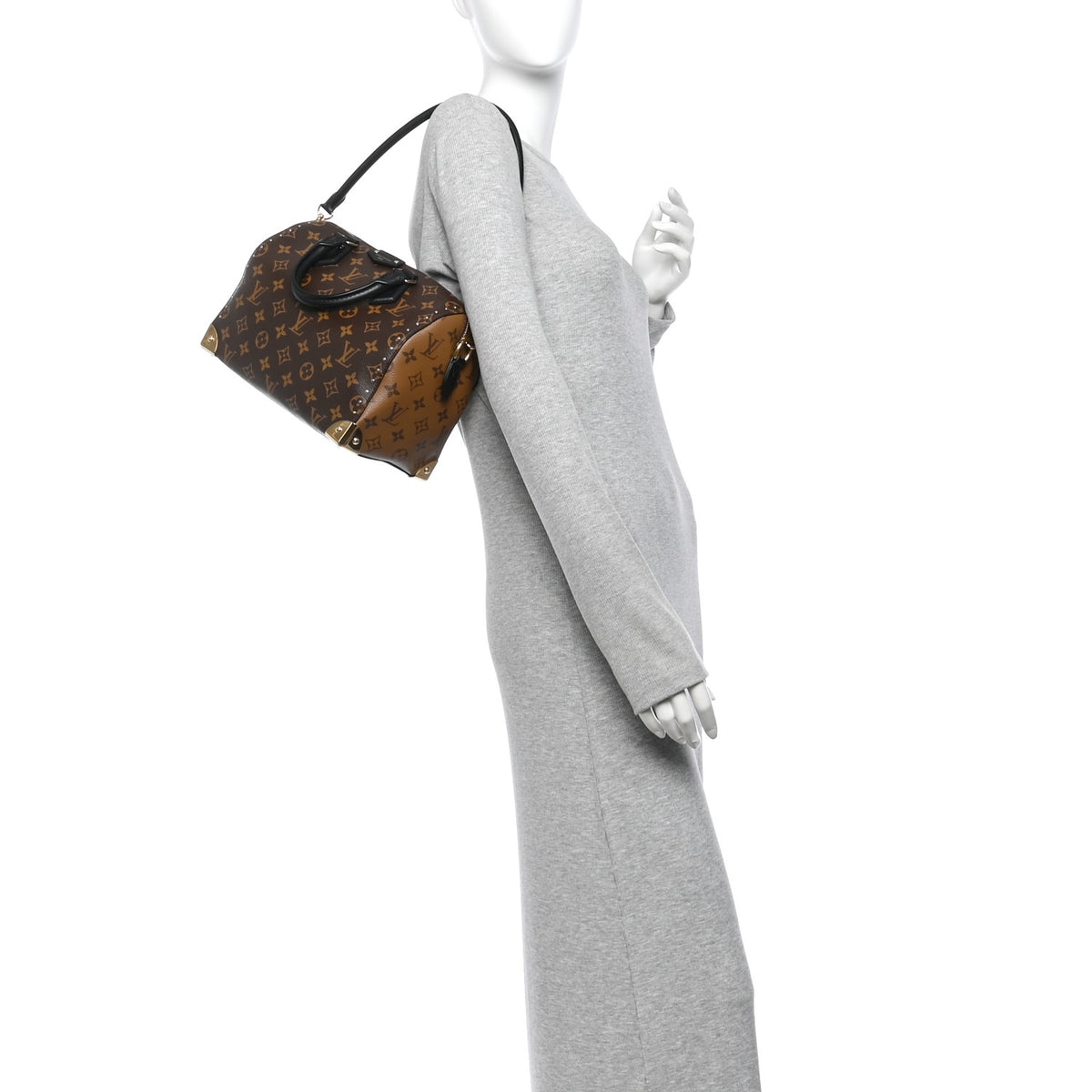 Louis Vuitton Reverse Monogram Speedy Trunk 25 2 of 9