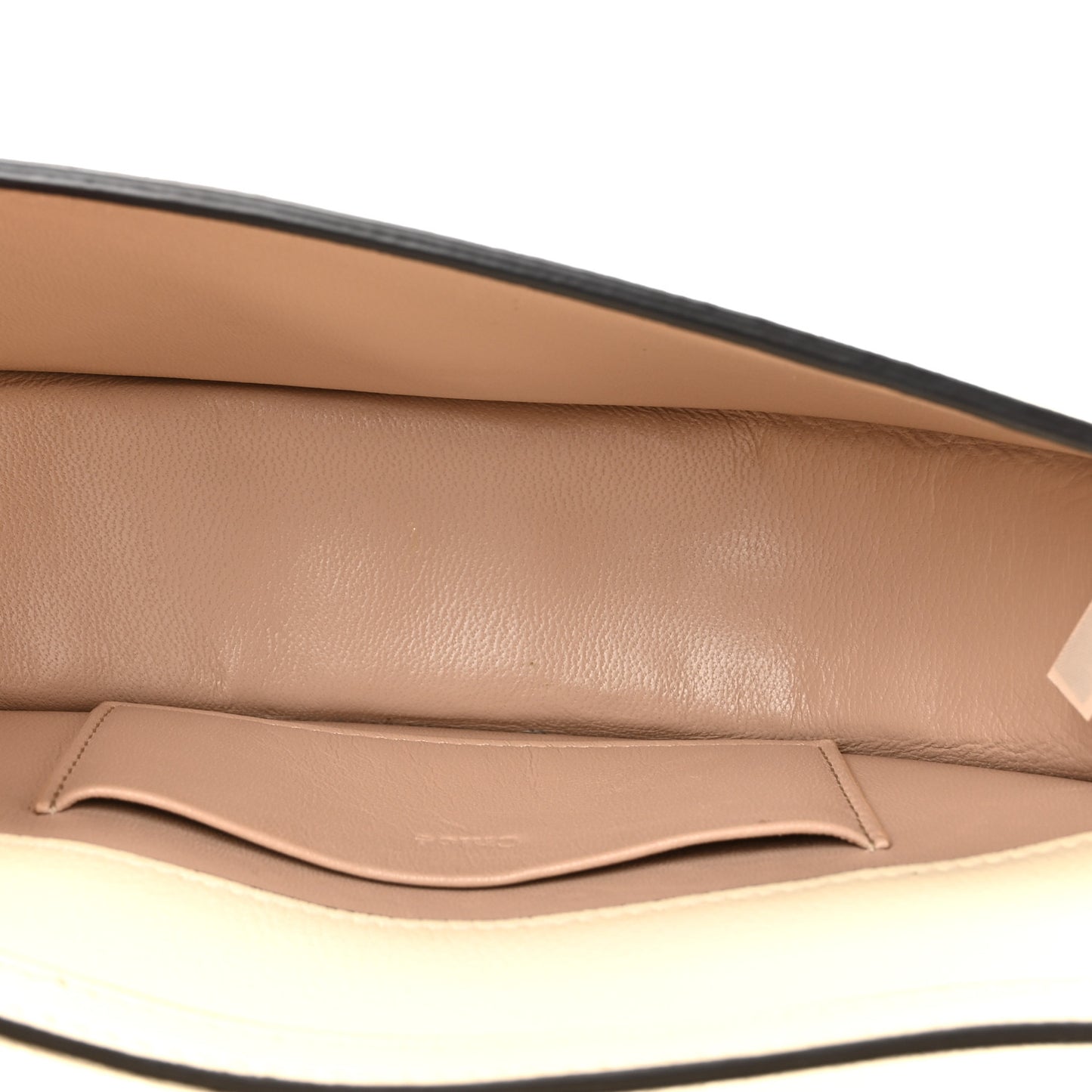 Calfskin Small Nile Bracelet Minaudiere Bag Off White