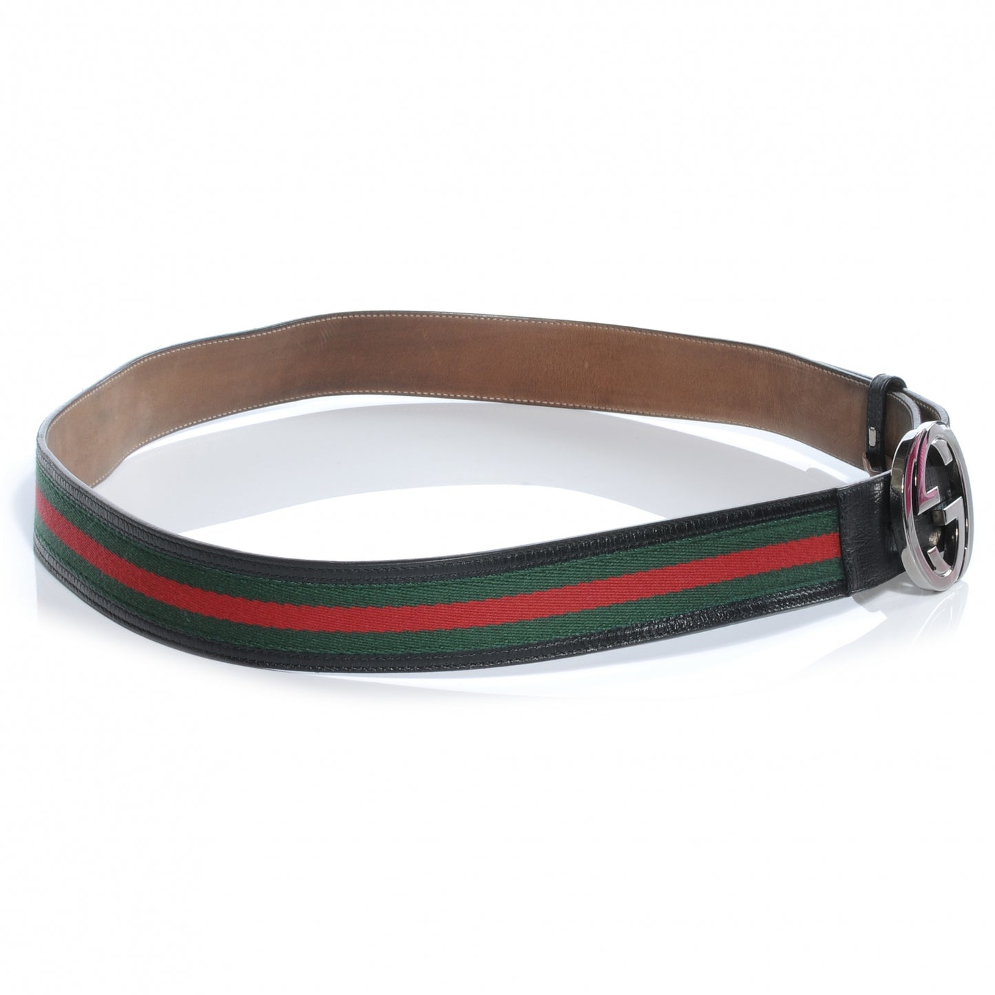 Leather Web GG Belt 110 44