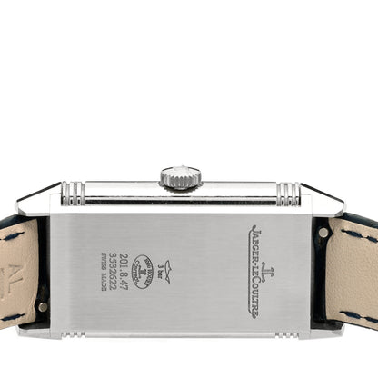 Jaeger-LeCoultre Stainless Steel Alligator Diamond 20mm Reverso One MonoFace Quartz Watch Q3288420 4 of 5
