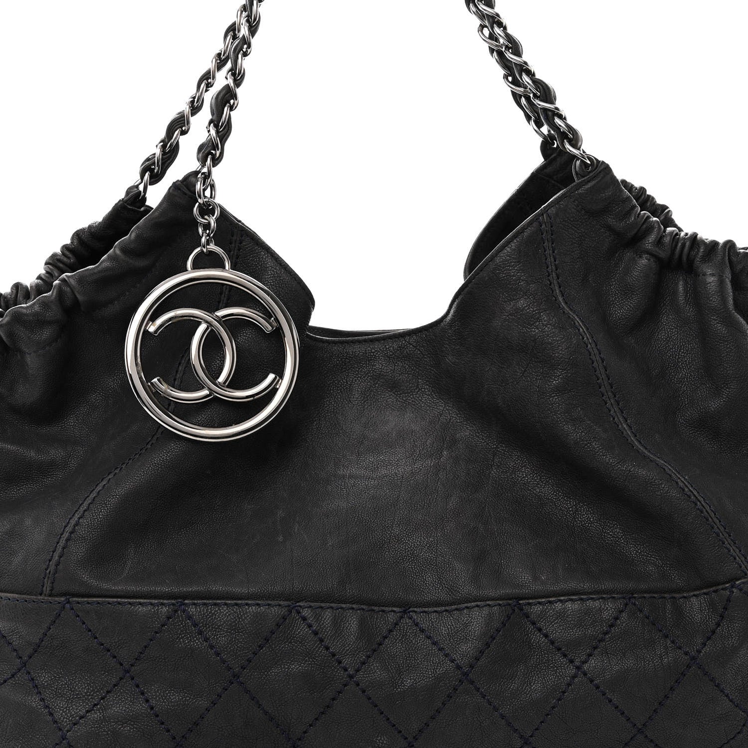 Chanel Calfskin Baby Coco Cabas Black 7 of 12