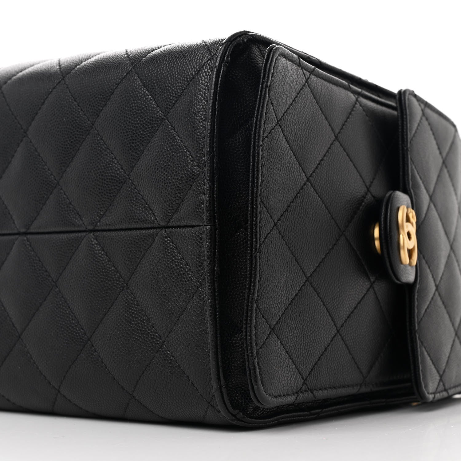 Chanel Caviar Quilted Medium Chanel 25 Handbag Black 12 of 13