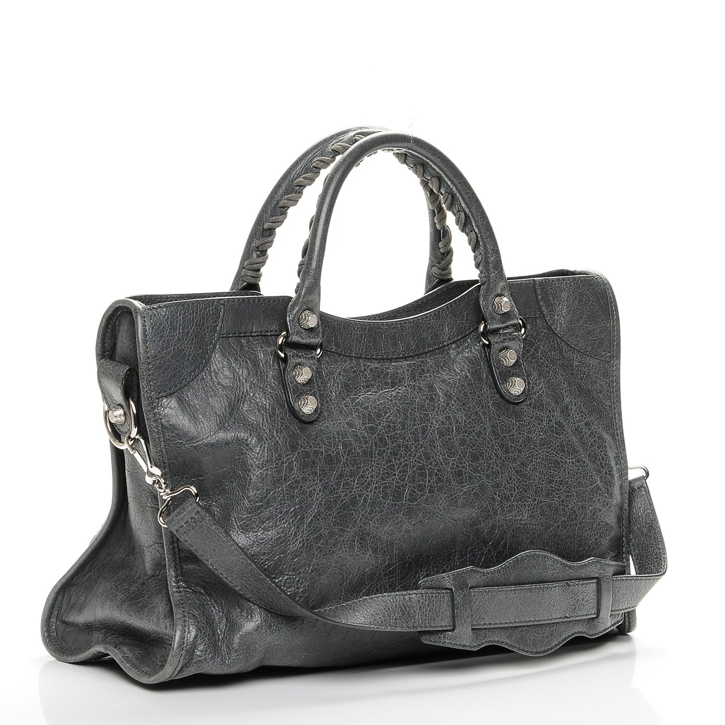 Agneau Giant 12 Silver Hardware City Gris Tarmac