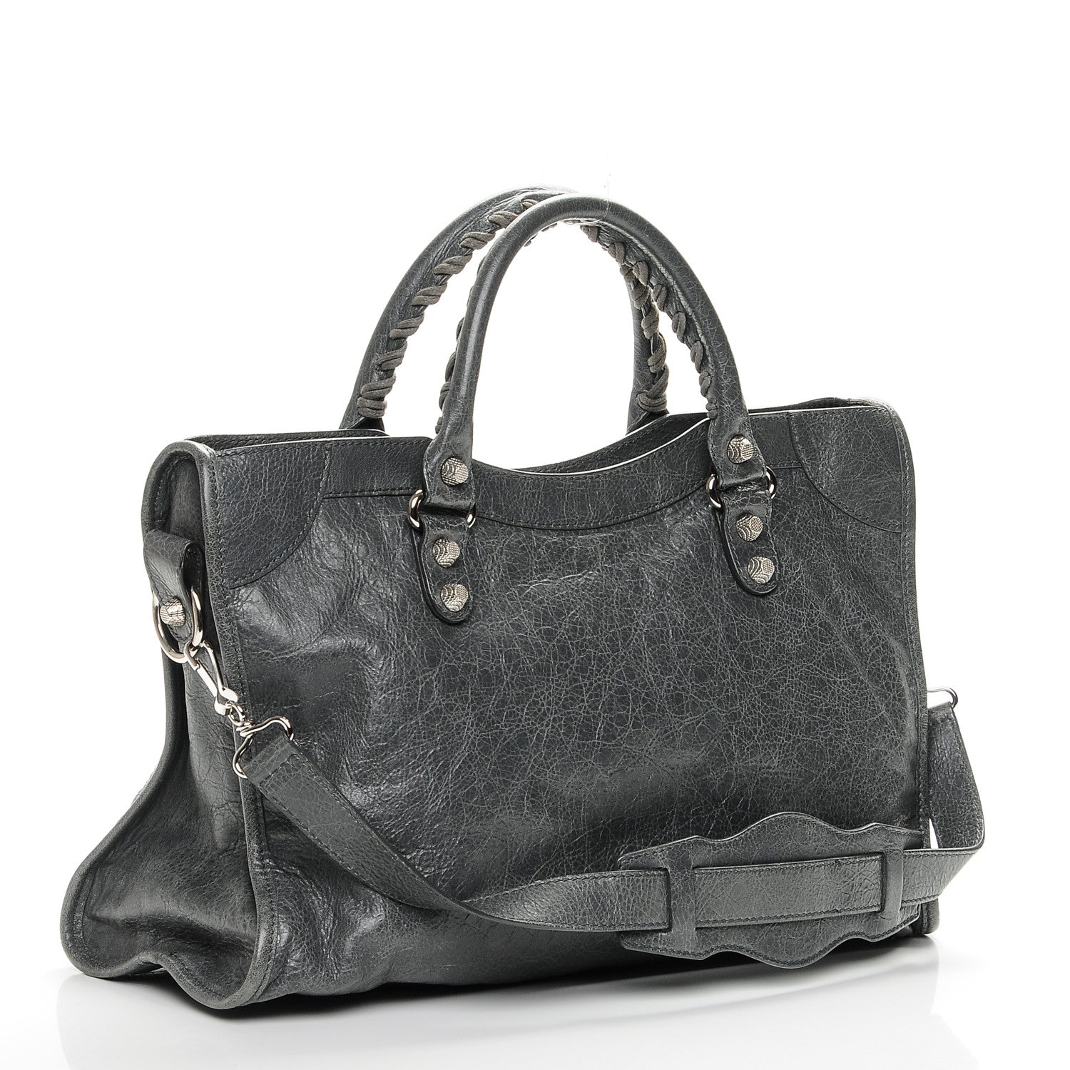 Balenciaga Agneau Giant 12 Silver Hardware City Gris Tarmac 3 of 7