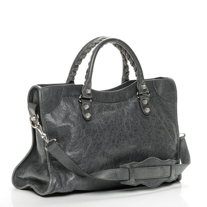 Balenciaga Agneau Giant 12 Silver Hardware City Gris Tarmac 3 of 7