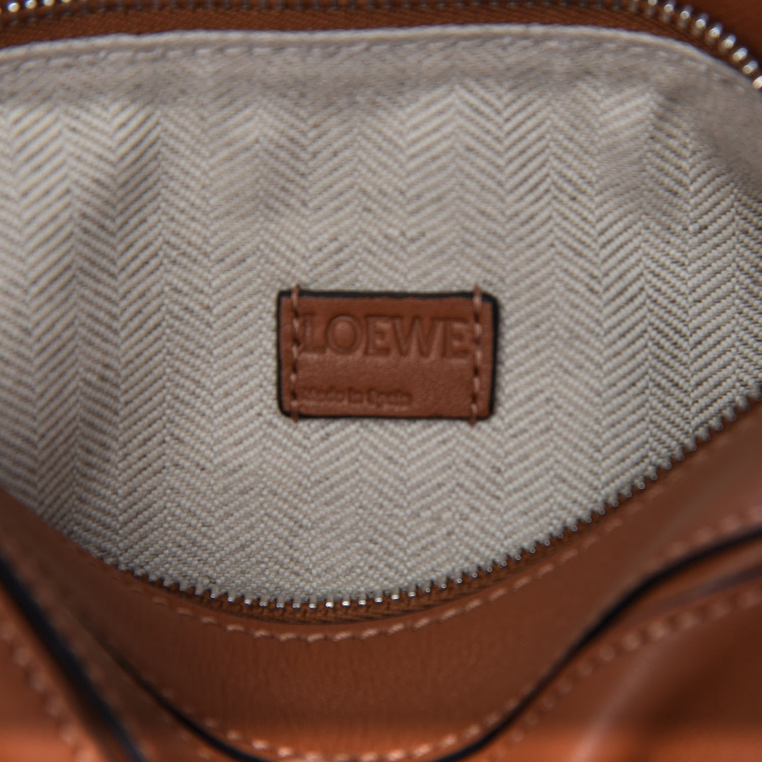 Loewe Calfskin Mini Puzzle Bag Tan 6 of 9