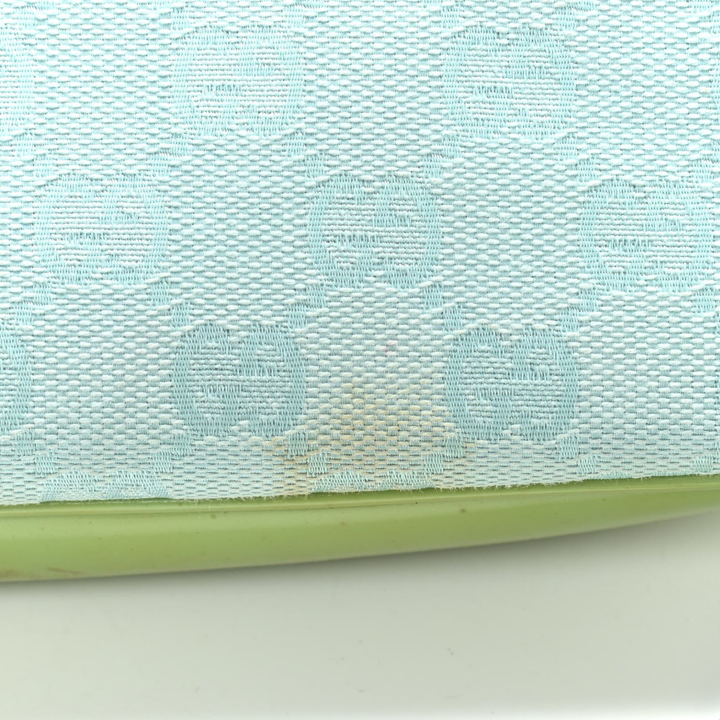 Canvas Patent Monogram Shoulder Bag Green Blue