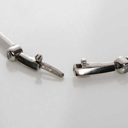 Tiffany Platinum Diamond 8 Station Bracelet 4 of 8