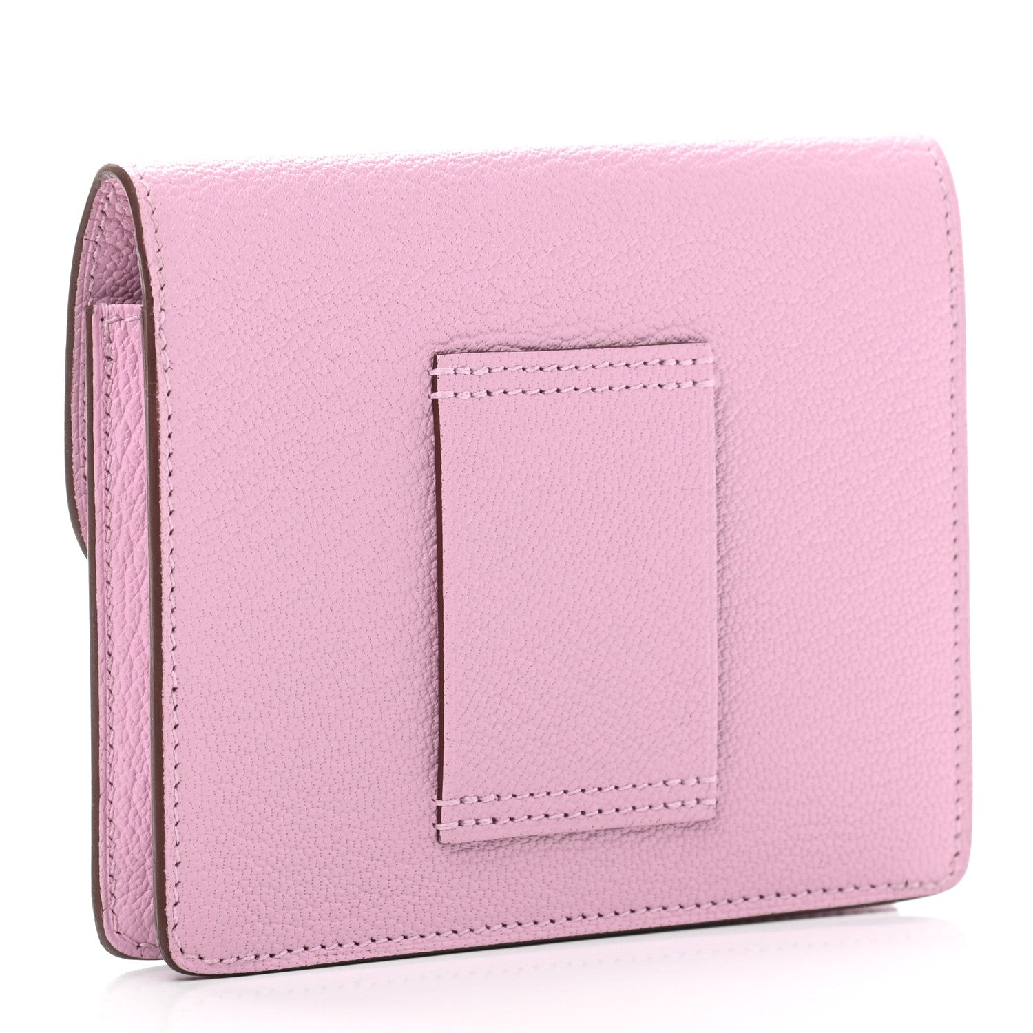 Hermes Chevre Mysore Roulis Slim Wallet Mauve Sylvestre 3 of 7