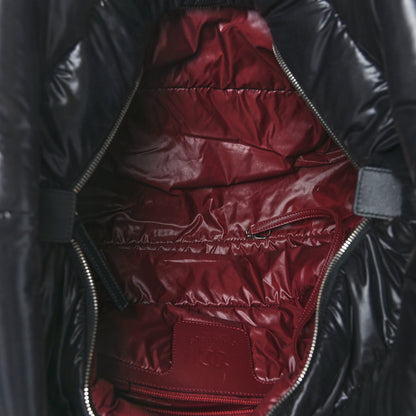 Chanel Nylon Quilted Large Coco Cocoon Tote Black 5 of 9