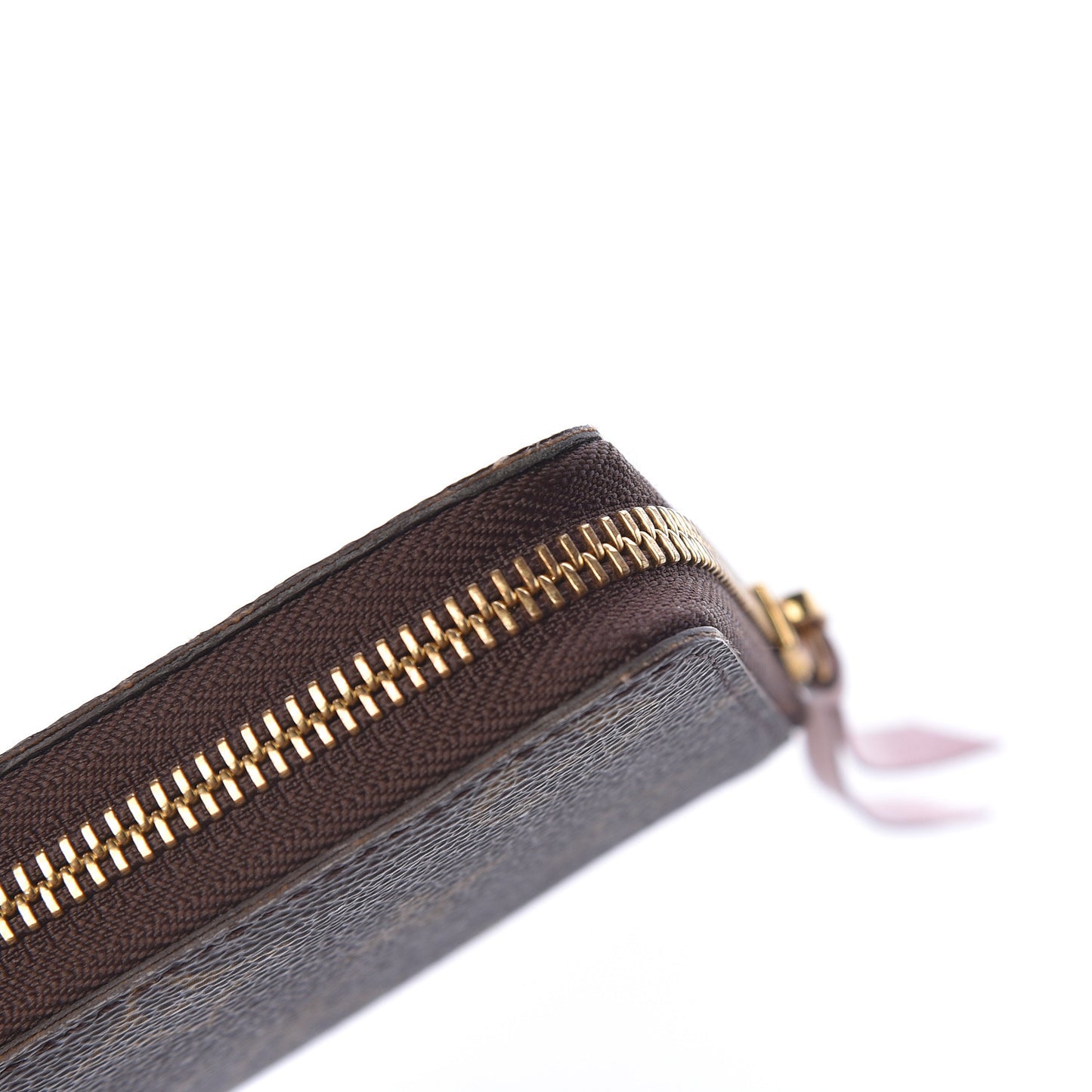 Monogram Clemence Wallet Rose Ballerine